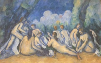 Paul Cézanne - Die Badenden, um 1894-1905 - National Portrait Gallery, London © starkandart