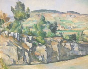 Paul Cézanne - Hügellandschaft in der Provence, 1890-2 - National Portrait Gallery, London © starkandart