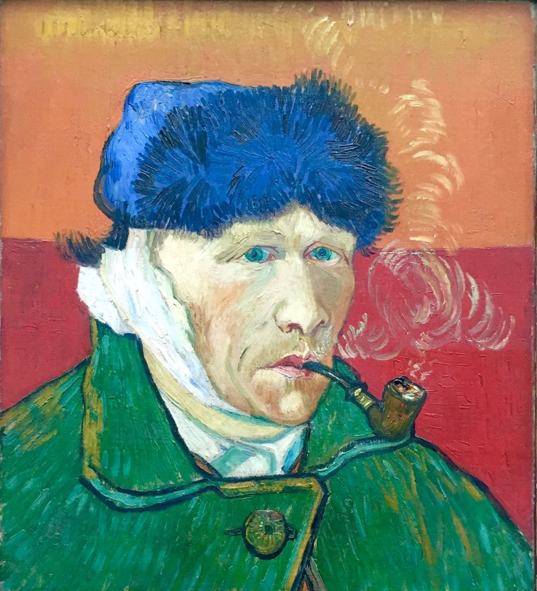 Vincent van Gogh, Selbstbildnis mit verbundenem Ohr, 1889, Kunsthaus Zürich - Privatsammlung © starkandart.com.jpg