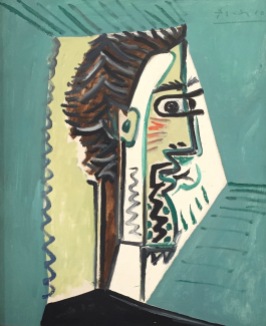 Pablo Picasso, Téte d'Homme, Profil, 9. März 1963, Galerie Thomas, München © starkandart.com