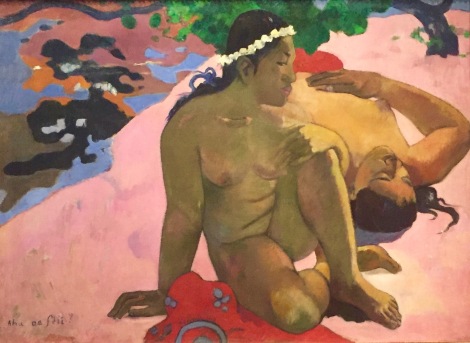 Paul Gauguin, Aha oé feii ? (Was, bist du eifersüchtig?), Tahiti, Papeete, Sommer 1892, Puschkin Museum, Moskau © starkandart.com
