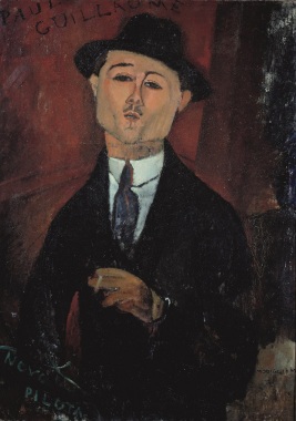 Amedeo Modigliani, Portrait des Kunstsammlers Paul Guillaume (1878-1962), 1915, Musée de l' Orangerie, Paris