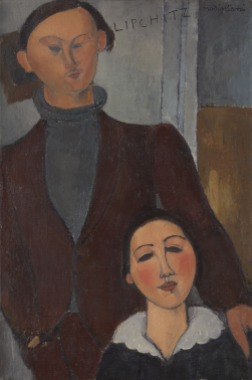 Amedeo Modigliani, Jacques and Berthe Lipchitz, 1916, The Art Institute of Chicago