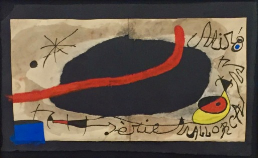 Joan Miró, Maqueta del la portada del catàleg de L'exposició „Sèrie Mallorca“, 1973 © starkandart.com
