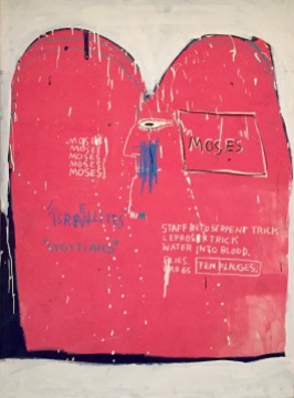 Jean-Michel Basquiat, Moses and the Egyptians, 1982 - Guggenheim Bilbao © starkandart.com